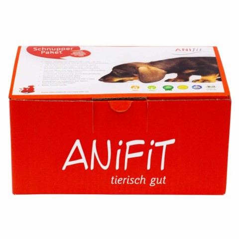 Hund Nassfutter Hunde-Schnupperpaket 400g 1 Set mit verschiedenen Sorten / Flocken / Testpackungen -3- Anifit