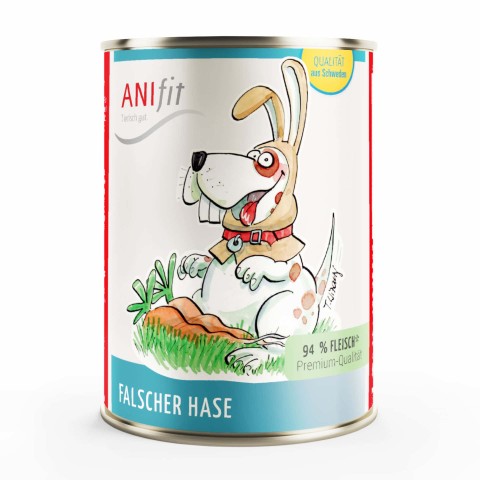 Getreidefreies Hundefutter Falscher Hase 400g | Anifit