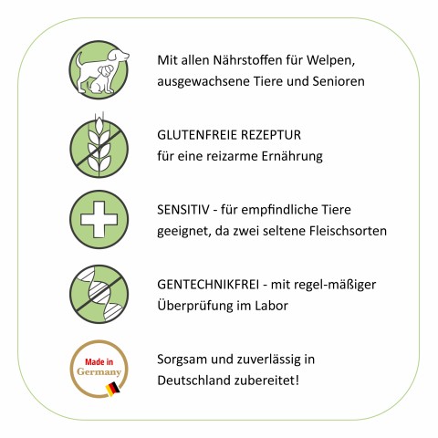 Hund Nassfutter RyDog Ziege&Pferd 800g 6 Stück -5- Anifit