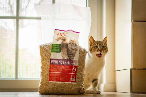 Katze Zubehör Pinienstreu 4 kg 1 Stück -3- Anifit